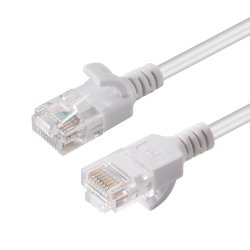 Microconnect V-UTP6A10W-SLIM networking cable White 10 m Cat6a U/UTP (UTP)