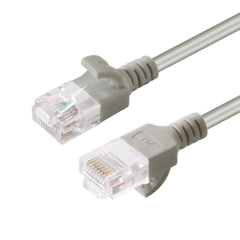U/UTP CAT6A Slim 7.5M Grey