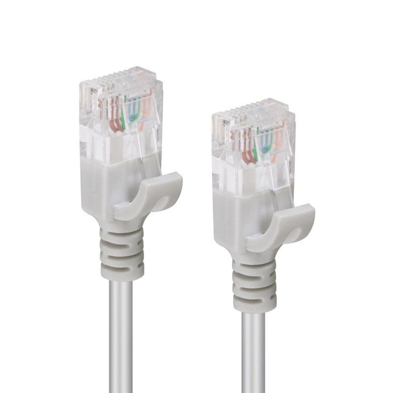 Microconnect V-UTP6A075-SLIM networking cable Grey 7.5 m Cat6a U/UTP (UTP)
