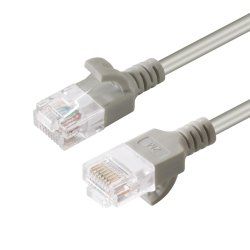 Microconnect V-UTP6A05-SLIM câble de réseau Gris 5 m Cat6a U/UTP (UTP)