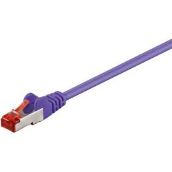 S/FTP CAT6 0.15m Purple LSZH