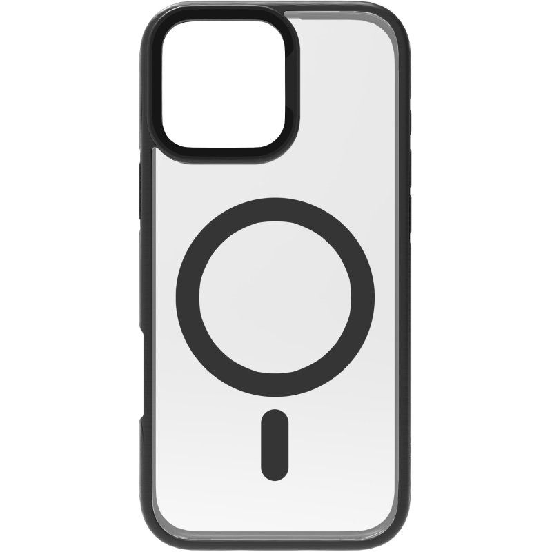 eSTUFF ES67141102 mobile phone case 16 cm (6.3") Cover Transparent, Black