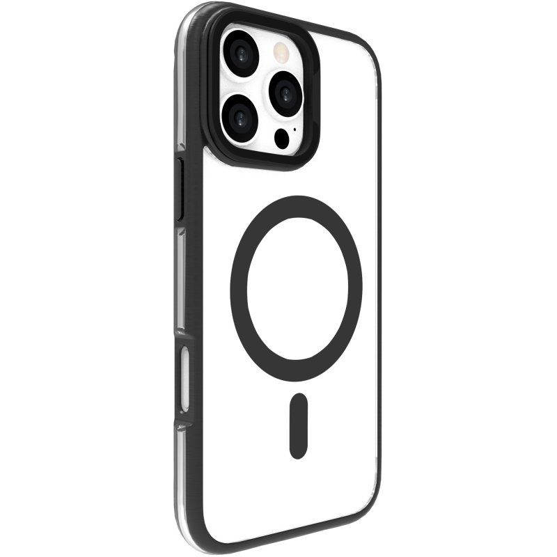eSTUFF ES67141102 mobile phone case 16 cm (6.3") Cover Transparent, Black