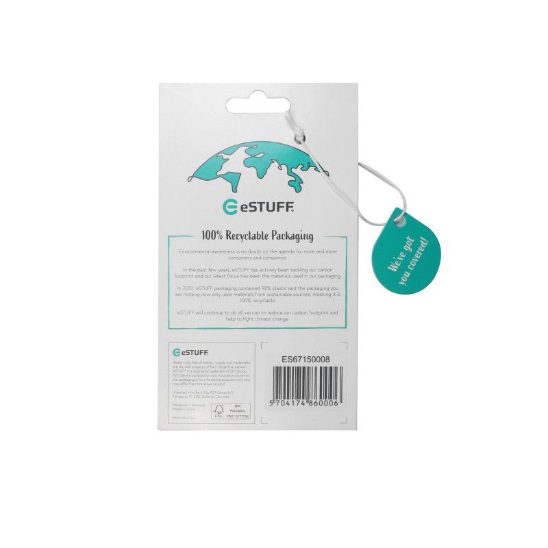 eSTUFF ES67150008 coque de protection pour téléphones portables 17 cm (6.7") Housse Noir