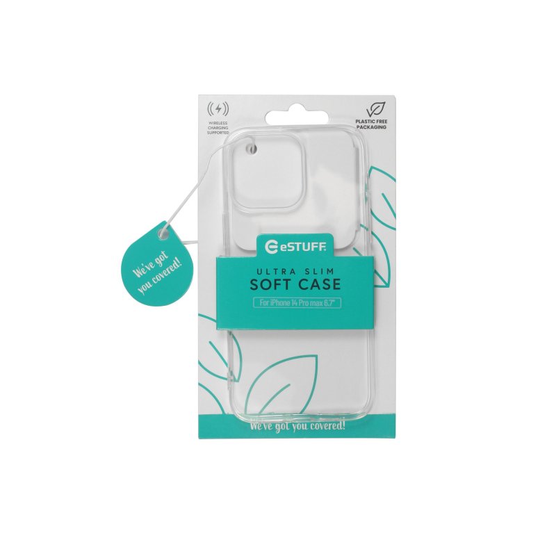 eSTUFF ES67100008 mobile phone case 17 cm (6.7") Cover Transparent
