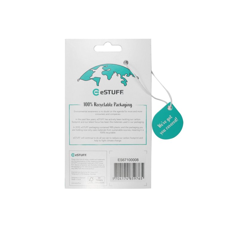 eSTUFF ES67100008 coque de protection pour téléphones portables 17 cm (6.7") Housse Transparent