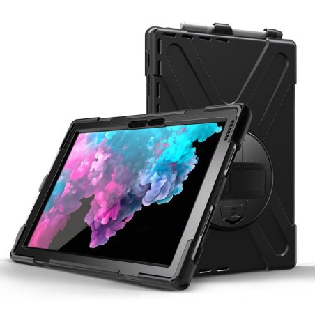 eSTUFF AUSTIN Defender Case for Microsoft Surface Pro 7 /7/6/5/4 - Black