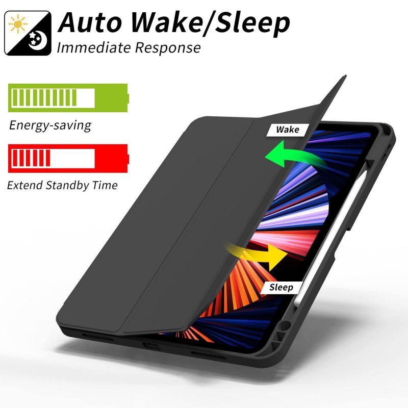 eSTUFF ES68201301-BULK étui pour tablette 32,8 cm (12.9") Folio Noir