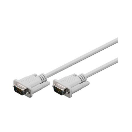 Microconnect VMM102C VGA cable 2 m VGA (D-Sub) White