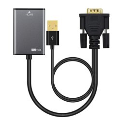 Adapter VGA 15pin - HDMI M-F