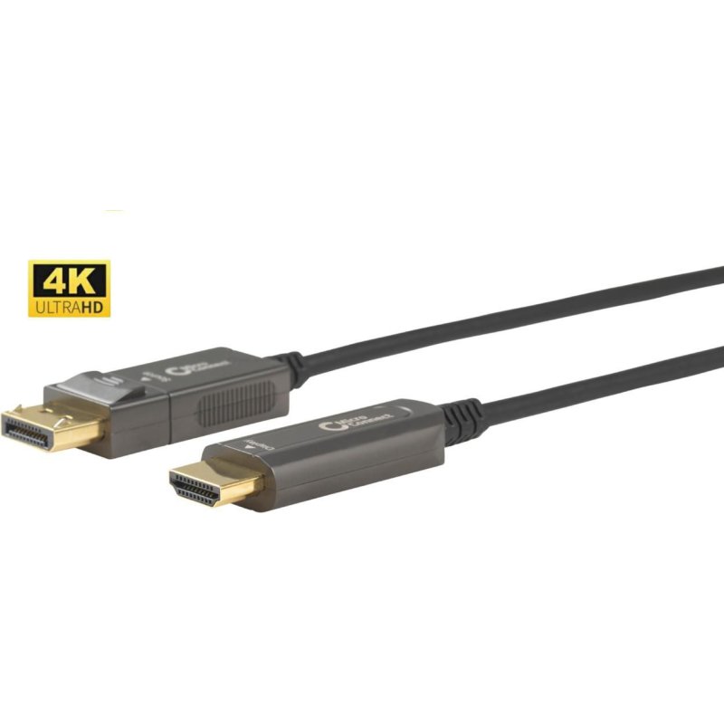 Microconnect DP-HDMI-2000V1.4OP video cable adapter 20 m DisplayPort HDMI Type A (Standard) Black