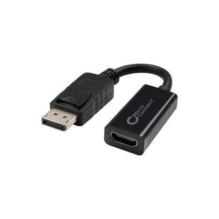 Microconnect DPHDMI2 câble vidéo et adaptateur 0,05 m DisplayPort HDMI Noir