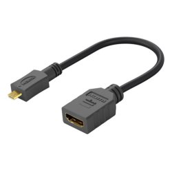 Microconnect HDM19F19MMC changeur de genre de câble HDMI Type D (Micro) HDMI Noir