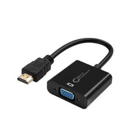 Microconnect HDMVGA2B câble vidéo et adaptateur 0,15 m VGA (D-Sub) HDMI Type A (Standard) Noir
