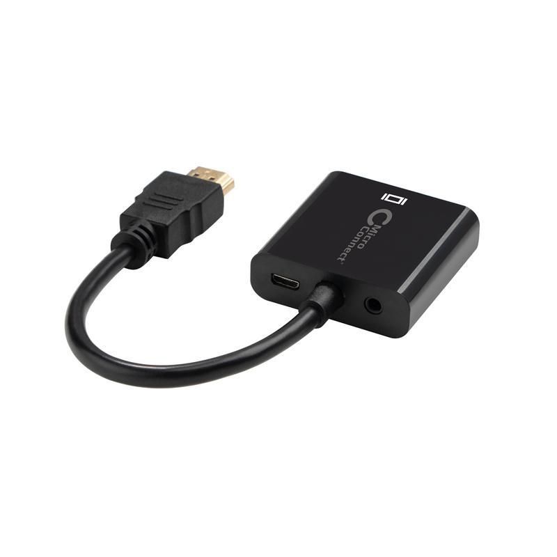 Adapter HDMI - VGA M/F, Black