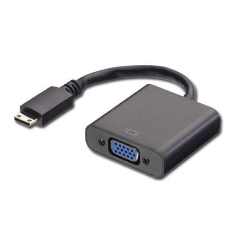 Microconnect HDMIVGAB câble vidéo et adaptateur 0,15 m HDMI Type C (Mini) VGA (D-Sub) Noir