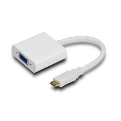 Microconnect HDMIVGA câble vidéo et adaptateur 15 m VGA (D-Sub) HDMI Type C (Mini) Noir