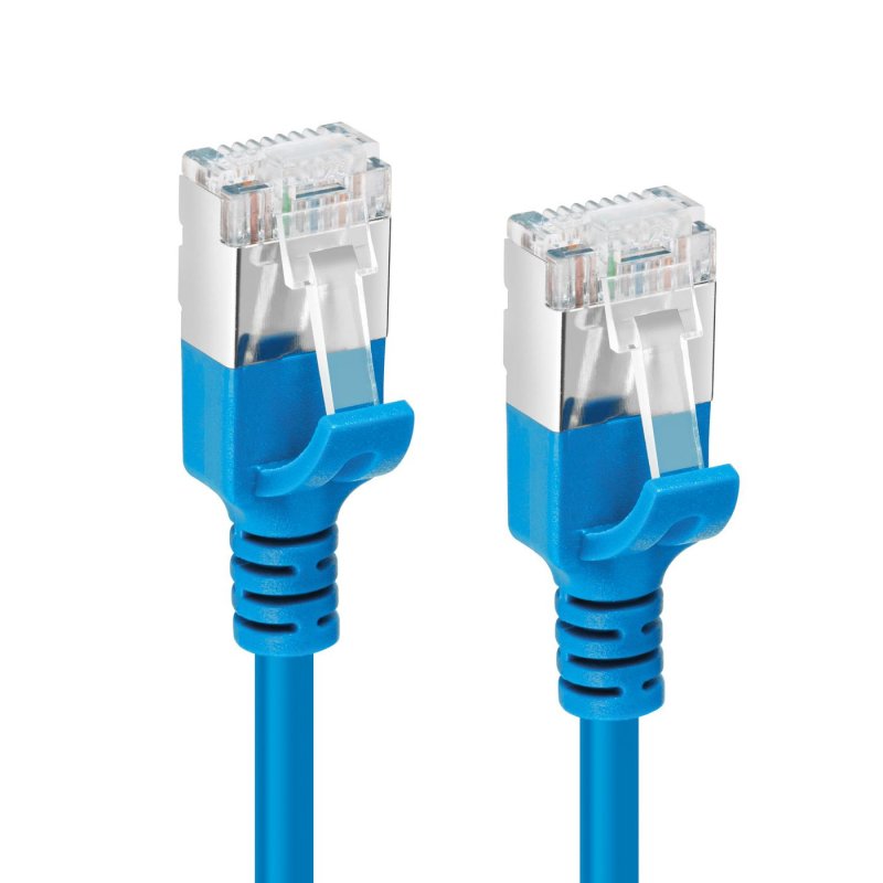 Microconnect V-FTP6A01B-SLIM câble de réseau Bleu 1 m Cat6a U/FTP (STP)