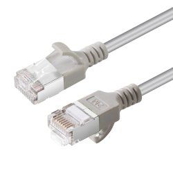 Microconnect V-FTP6A075-SLIM câble de réseau Gris 7,5 m Cat6a U/FTP (STP)