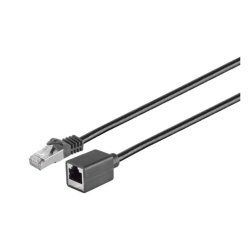 Microconnect STP602SEXT networking cable Black 2 m Cat6 F/UTP (FTP)