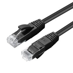 CAT6A UTP 3m Black LSZH
