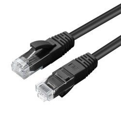 Microconnect MC-UTP6A015S câble de réseau Noir 1,5 m Cat6a U/UTP (UTP)