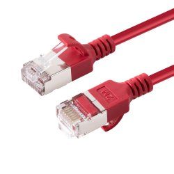 Microconnect V-FTP6A0025R-SLIM câble de réseau Rouge 0,25 m Cat6a U/FTP (STP)