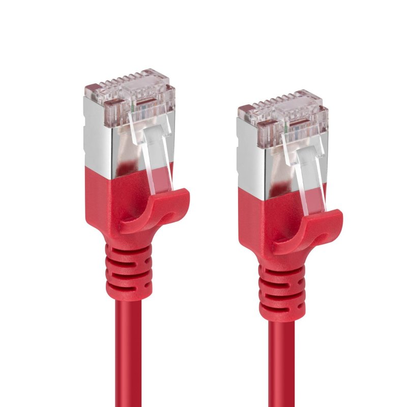 Microconnect V-FTP6A075R-SLIM câble de réseau Rouge 7,5 m Cat6a U/FTP (STP)