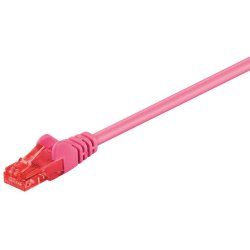 Microconnect B-UTP602PI câble de réseau Rose 2 m Cat6 U/UTP (UTP)