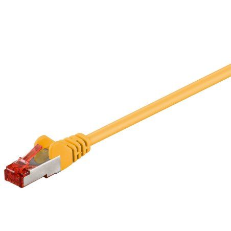 F/UTP CAT6 0.5m Yellow PVC
