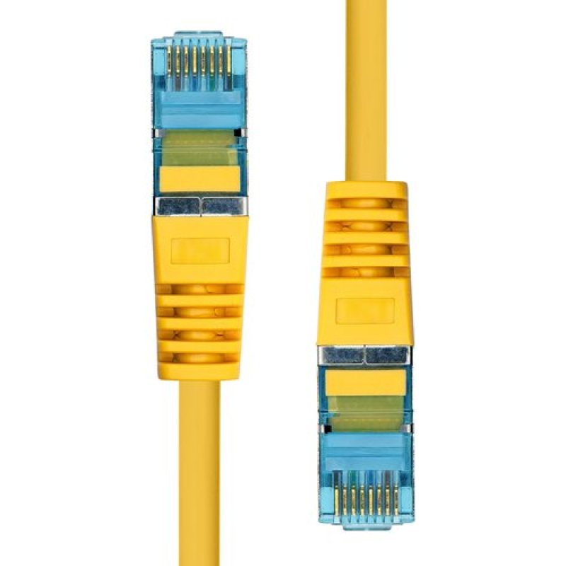 ProXtend CAT6A S/FTP CU LSZH Ethernet Cable Yellow 75CM