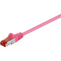 Microconnect SSTP610PI câble de réseau Rose 10 m Cat6 S/FTP (S-STP)