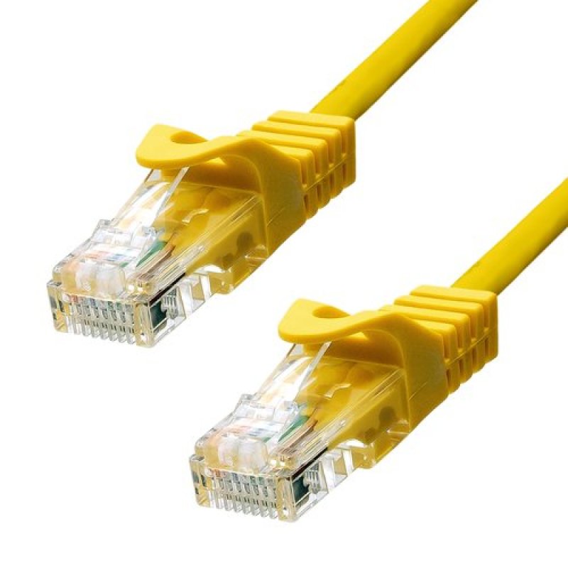 ProXtend 5UTP-003Y câble de réseau Jaune 0,3 m Cat5e U/UTP (UTP)