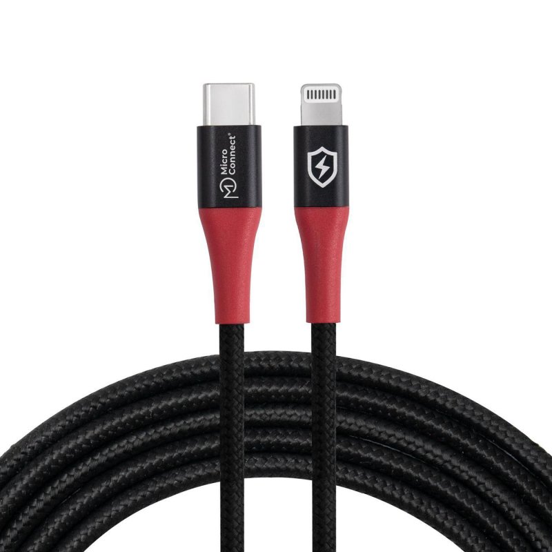Microconnect MC-CLIGHTNING-SC câble Lightning 1,5 m Noir