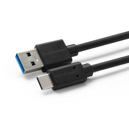 Microconnect USB3.2CA05 USB cable USB 3.2 Gen 2 (3.1 Gen 2) 0.5 m USB A USB C Black