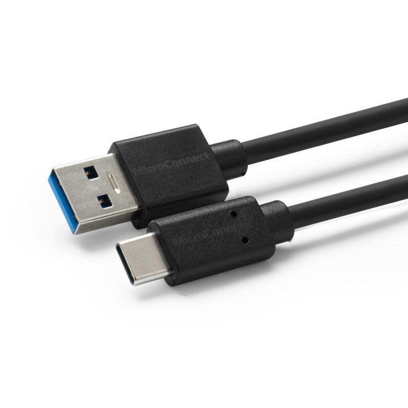 Microconnect USB3.2CA0.25 câble USB USB 3.2 Gen 2 (3.1 Gen 2) 0,25 m USB A USB C Noir