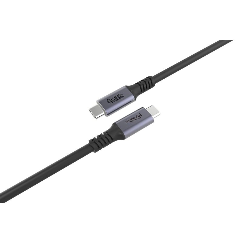 Microconnect USB4CC1-240W USB cable USB4 Gen 3x2 1 m USB C Black