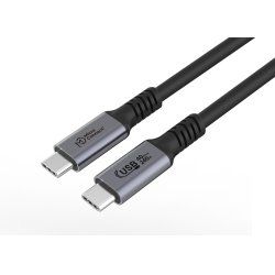 Microconnect USB4CC05-240W USB cable USB4 Gen 3x2 0.5 m USB C Black