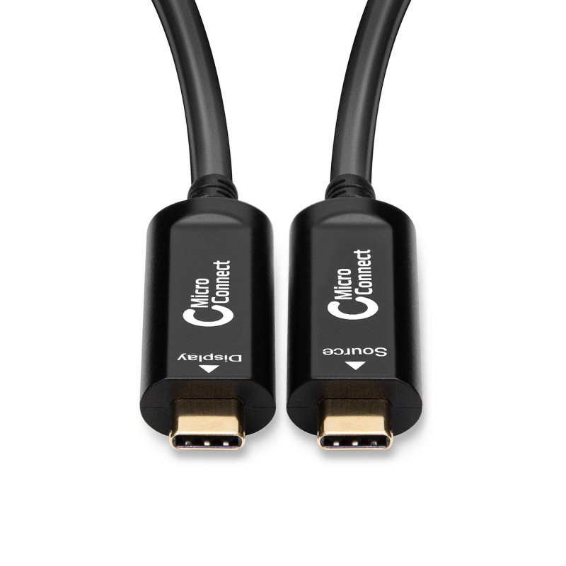Microconnect USB3.1CC10OP USB cable USB 3.2 Gen 1 (3.1 Gen 1) 10 m USB C Black