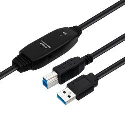 Microconnect Active USB3.0 A-B 7m M-M, Black