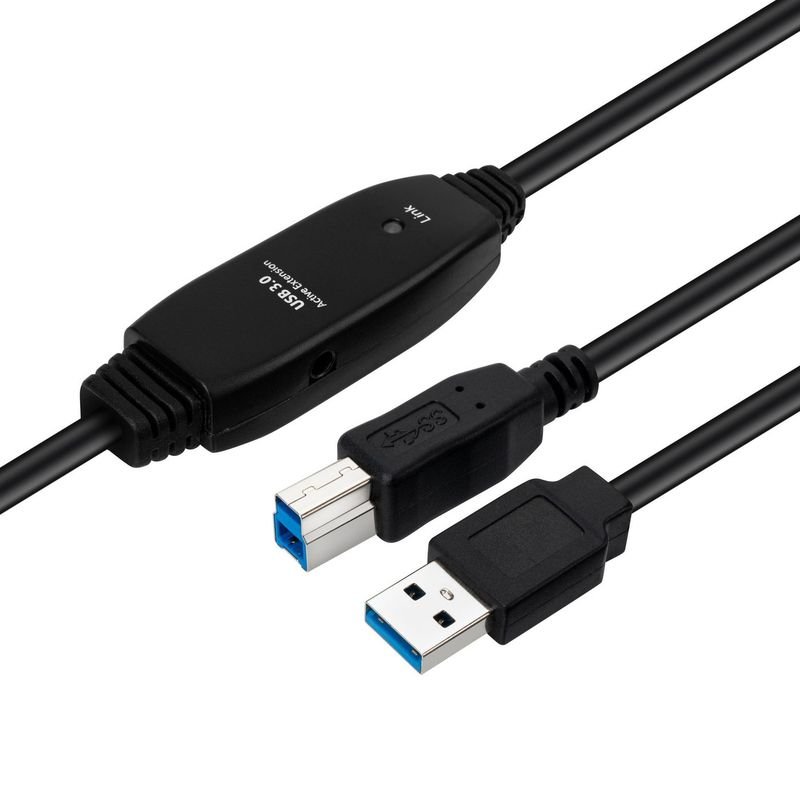 Microconnect USB3.0AB7B câble USB USB 3.2 Gen 1 (3.1 Gen 1) 7 m USB A USB B Noir