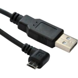 Microconnect USBABMICRO3ANG USB cable USB 2.0 3 m Micro-USB B USB A Black