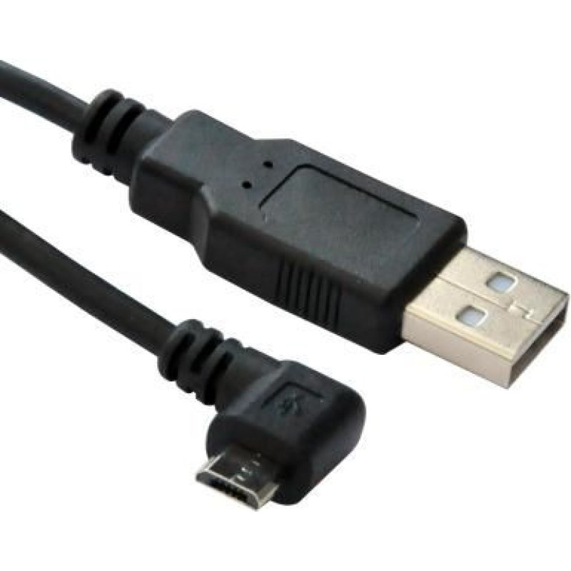 Microconnect USBABMICRO3ANG câble USB USB 2.0 3 m Micro-USB B USB A Noir