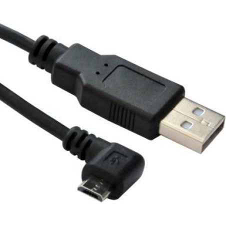 Microconnect USBABMICRO3ANG USB cable USB 2.0 3 m Micro-USB B USB A Black