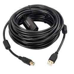 Microconnect USBAB15B-ACTIVE USB cable USB 2.0 15 m USB A USB B Black