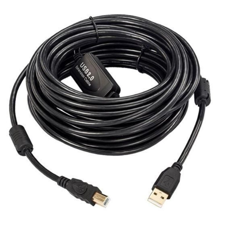 Active USB 2.0 A-B Cable, 10m