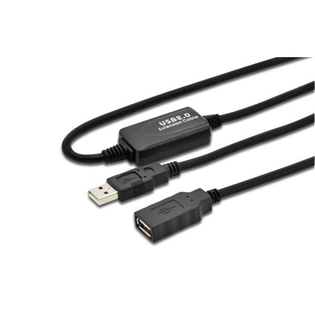 Active USB 2.0 ext. cable, 5m