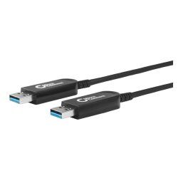 Microconnect USB3.0AA10BOP câble USB USB 3.2 Gen 1 (3.1 Gen 1) 10 m USB A Noir