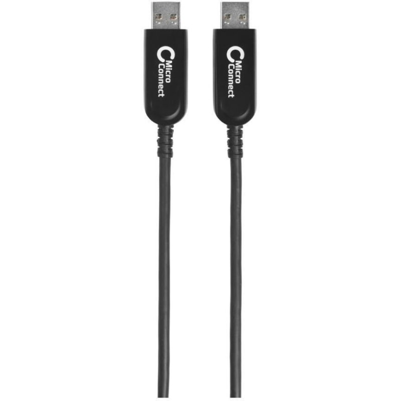 Microconnect USB3.0AA10BOP USB cable USB 3.2 Gen 1 (3.1 Gen 1) 10 m USB A Black