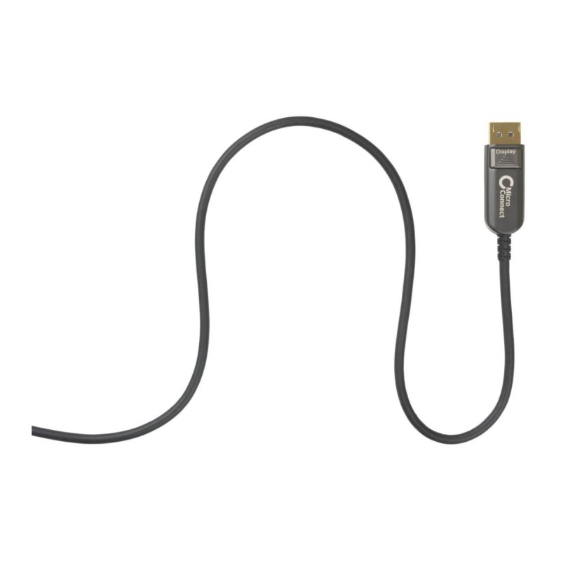 Microconnect DP-MMG-2500V1.4OP câble DisplayPort 25 m Noir